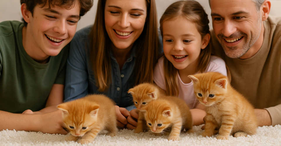 Gesunder Welpe beim Züchter